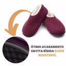 (PROMOÇÃO EXCLUSIVA) Pantufa Ortopédica Peluciada Feminina + (BRINDE)