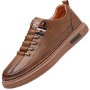 (PAGUE 1 LEVE 2) Tênis Masculino Casual de Couro Italian Man + BRINDE