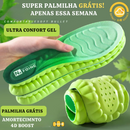 (COMPRE 1 LEVE 2) Tênis Ortopédico Ultra Comfort Calce Fácil + Palmilha e Kit 10 Meias Ortopédica Grátis (BRINDE)