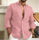 (PAGUE 1 LEVE 2) Camisa de Linho Premium Masculina + (BRINDE)