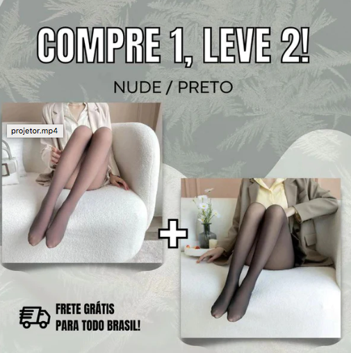 [PROMOÇÃO INVERNO 2024] Compre 1 Leve 2 - Meia Calça de Lã Translúcida