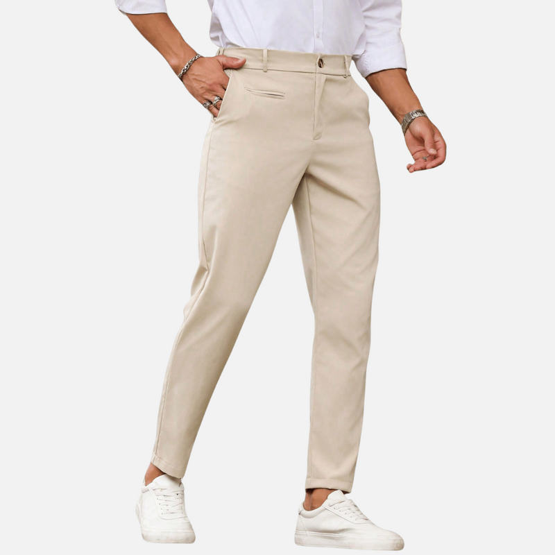 (PAGUE 1 LEVE 2) Calça Social de Alfaiataria Masculina + BRINDE
