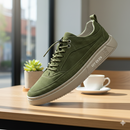 (PAGUE 1 LEVE 2 - PROMOÇÃO EXCLUSIVA) Sapatênis Masculino Em Couro Premium Off-Ekien + (BRINDE)