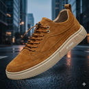 (PAGUE 1 LEVE 2 - PROMOÇÃO EXCLUSIVA) Sapatênis Masculino Em Couro Premium Off-Ekien + (BRINDE)