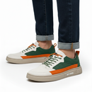 (PAGUE 1 LEVE 2 - PROMOÇÃO EXCLUSIVA) Sapatênis Masculino Em Couro Premium Off-Ekien + (BRINDE)