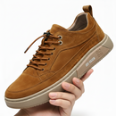 (PAGUE 1 LEVE 2 - PROMOÇÃO EXCLUSIVA) Sapatênis Masculino Em Couro Premium Off-Ekien + (BRINDE)