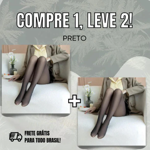 [PROMOÇÃO INVERNO 2024] Compre 1 Leve 2 - Meia Calça de Lã Translúcida