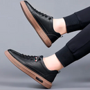 (PAGUE 1 LEVE 2) Tênis Masculino Casual de Couro Italian Man + BRINDE