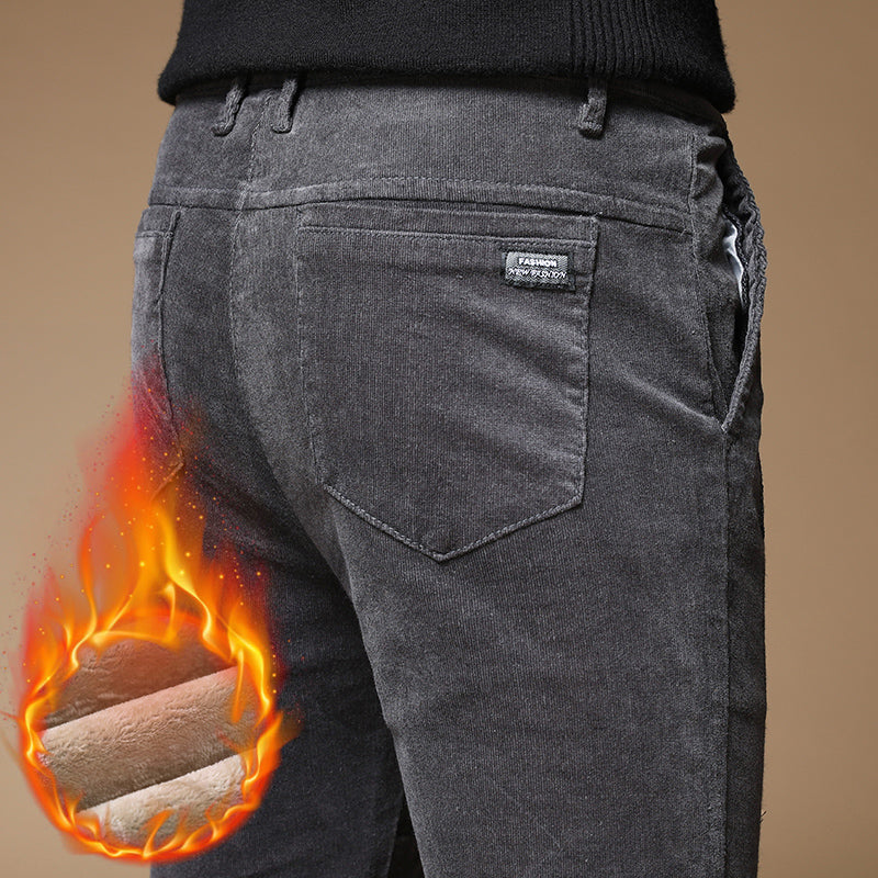 (PAGUE 1 LEVE 2) Calça Masculina Térmica de Veludo e Lã - Conforto e Estilo no Inverno